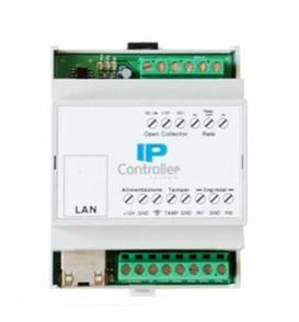Modulo IP Controller 2 ingressi 2 uscite in contenitore guida DIN.